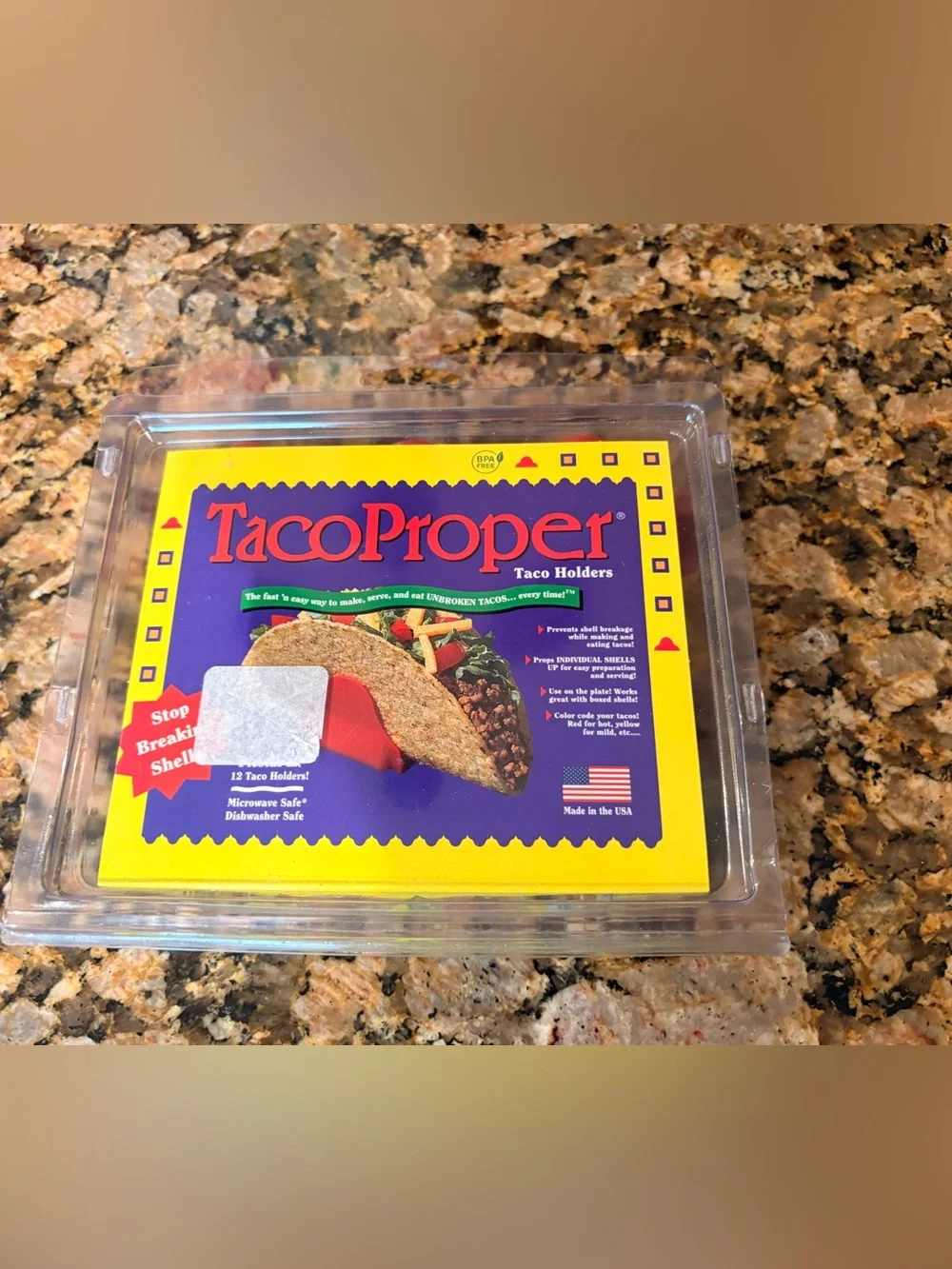 New TacoProper Taco Holders Set of 12 Cinco de Mayo Fiesta
